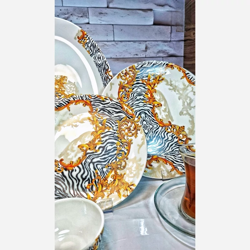 سرویس آرکوپال 26 پارچه طرح گورخری