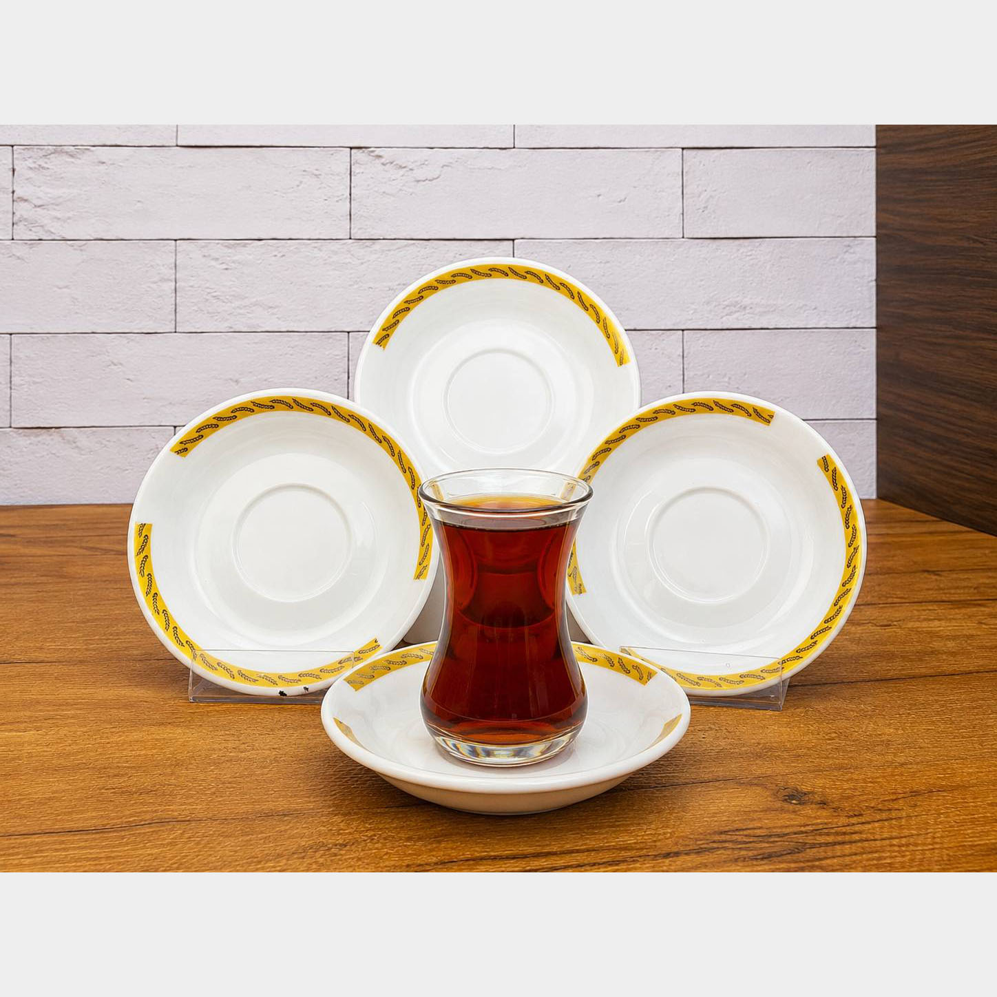 سرویس نعلبکی طرح گل گندم