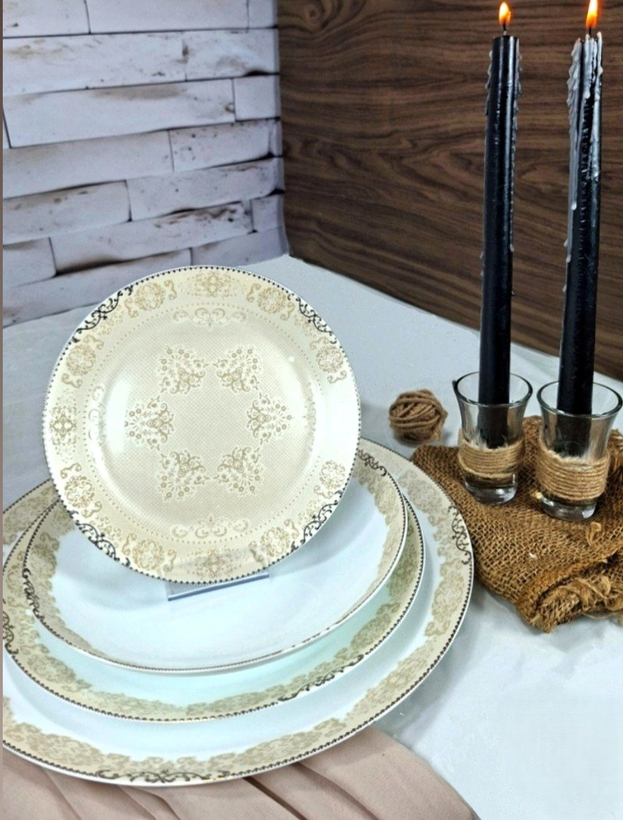 سرویس 26 پارچه آرکوپال طرح فرشته بژ