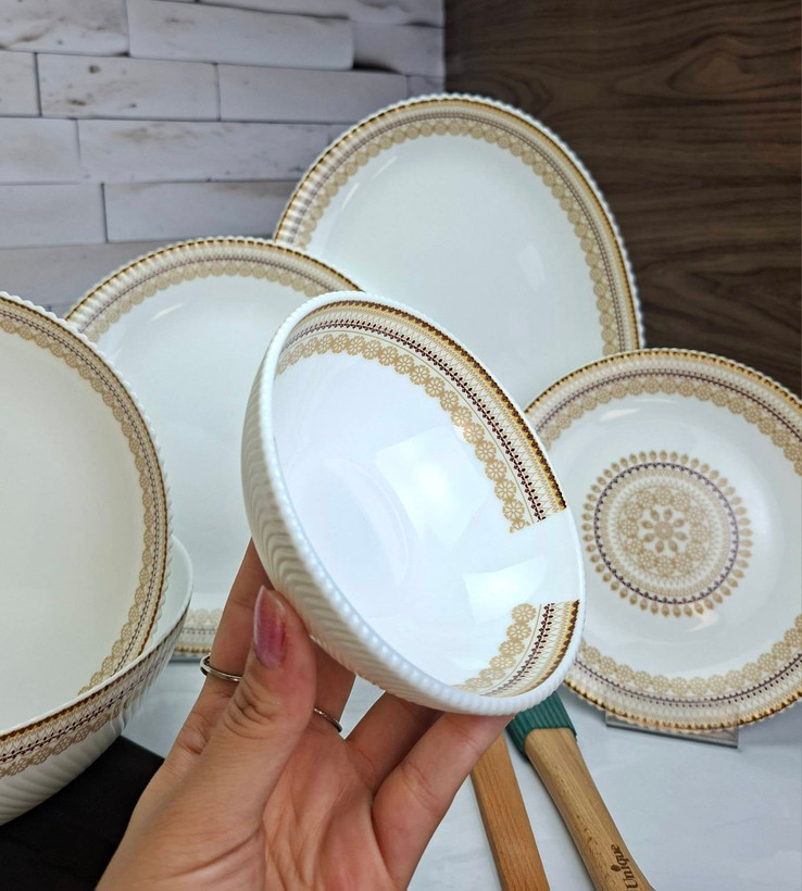 سرویس 26 پارچه آرکوپال طرح تیارا بژ ویدا